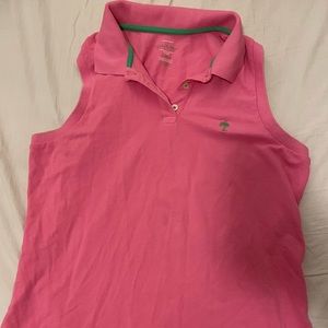 LILLY PULITZER SLEEVELESS ISLAND POLO SIZE XL
